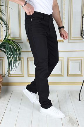 شلوار مشکی مردانه بافتنی PHANTOM JEANS - کد 828480074
