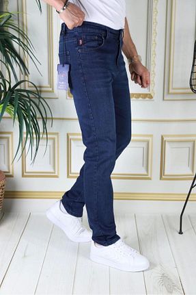 شلوار آبی مردانه پنبه - الاستین PHANTOM JEANS - کد 830826019