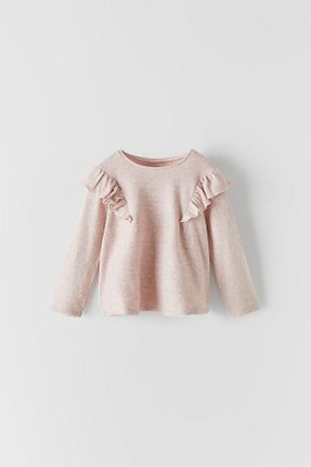 تیشرت صورتی بچه گانه رگولار Zeyder Kids - کد 870069708