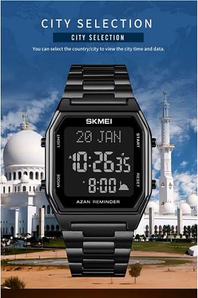 ساعت مچی مشکی مردانه 31-35 میلی متر Skmei - کد 870123034
