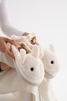 پاندوف سفید زنانه پارچه ای ALTUVATEKS - کد 870128246
