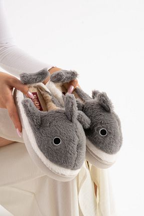 پاندوف طوسی زنانه پارچه ای ALTUVATEKS - کد 870128244