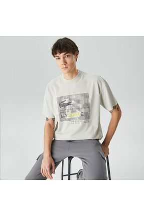 تیشرت طوسی مردانه رگولار Lacoste - کد 835781891