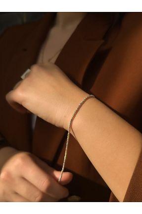 دستبند طلا زرد زنانه 14 عیار Batuhan Kuyumculuk - کد 870750494