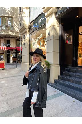کت مشکی زنانه گشاد BsY boutique - کد 870140591