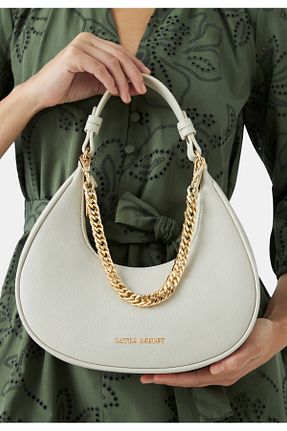 کیف دوشی بژ زنانه چرم مصنوعی Laura Ashley - کد 864111352