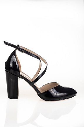 کفش مجلسی مشکی زنانه چرم مصنوعی KAYRA VARDAR SHOES - کد 870178495