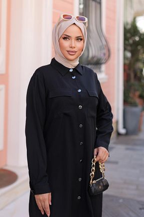 ست بالاتنه و پائین تنه حجاب مشکی زنانه اورسایز MİSSKAYLE - کد 797884072