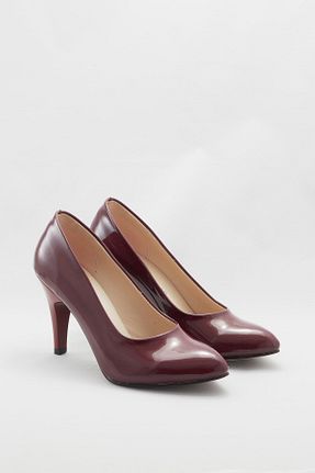 کفش مجلسی زرشکی زنانه چرم مصنوعی KAYRA VARDAR SHOES - کد 870178739