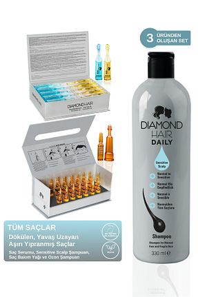 ست مراقبت مو DIAMOND HAIR - کد 436274744