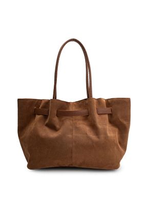 کیف دوشی قهوه ای زنانه جیر ZEA Bag - کد 870192856