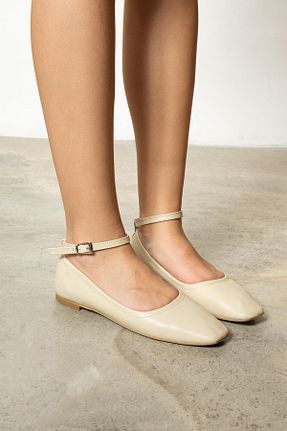 بابت بژ زنانه چرم خالص diclepolat - کد 814800056