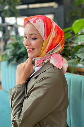 روسری رنگی پلی استر Armine - کد 869189674