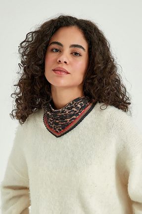دستمال گردن قهوه ای زنانه پلی استر FELLMENS - کد 870203608