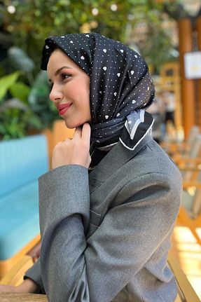 روسری رنگی پلی استر Armine - کد 869188788