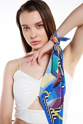 دستمال گردن رنگی زنانه پلی استر FELLMENS - کد 870203594