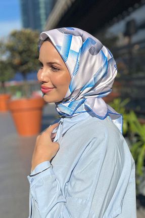 روسری رنگی پلی استر Armine - کد 869189535