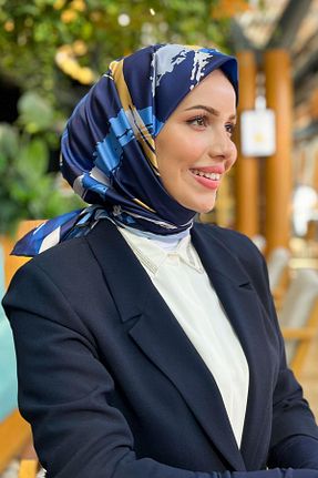 روسری رنگی پلی استر Armine - کد 869187635