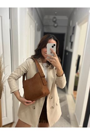کیف دوشی قهوه ای زنانه جیر hill bag - کد 870220077