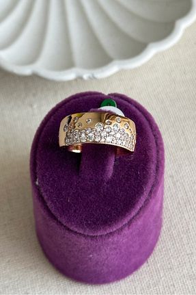 انگشتر استیل (فولاد) طلائی زنانه استیل (فولاد) MODA - کد 870219777