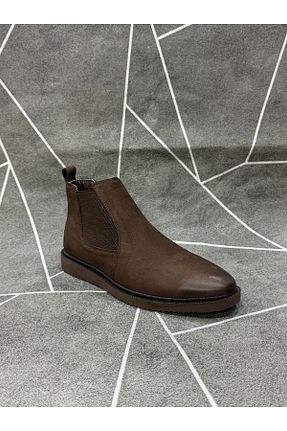 بوت / نیم بوت قهوه ای مردانه نبوک NYZ - کد 870223978