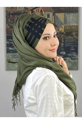روسری خاکی ŞaلیترDesen BUTİKAMBAR - کد 870228411