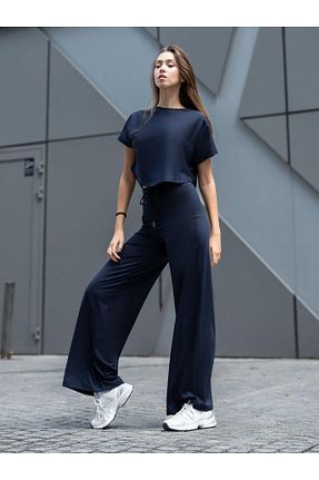 ساق شلواری مشکی زنانه بافتنی LizzSpor - کد 870232004