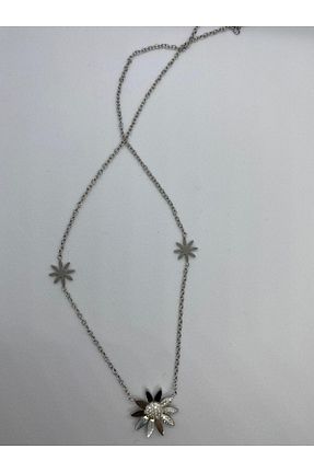 گردنبند استیل ( فولاد ) زنانه استیل ضد زنگ E&G - کد 870237512