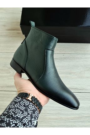 بوت / نیم بوت سبز مردانه چرم خالص Özel Yapım - کد 870237148