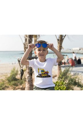 تیشرت سفید بچه گانه رگولار Bubuga - کد 848711059