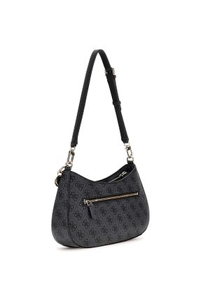 کیف دوشی طوسی زنانه پلی اورتان Guess - کد 757791714