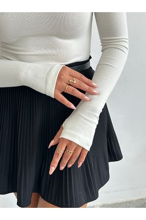 بلوز سفید زنانه ساده AÈC PRIVÈ - کد 870241365