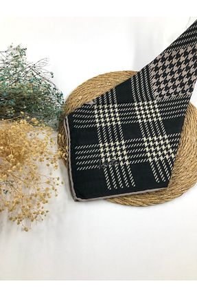 روسری مشکی پنبه ای Kamelya - کد 870243075