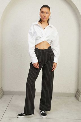 شلوار مشکی زنانه مخلوط پلی استر Clothing palette - کد 784799038