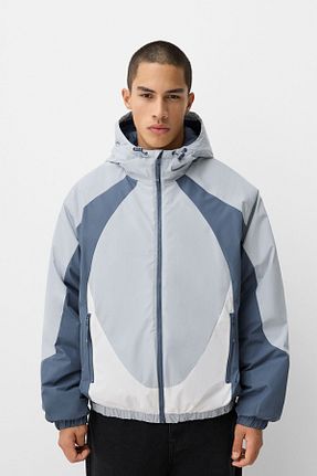 کاپشن متالیک مردانه Relaxed Bershka - کد 870279660