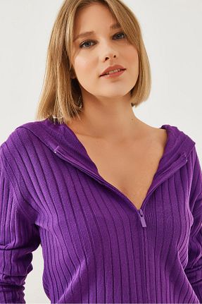 رویه بنفش زنانه اکریلیک Bianco Lucci - کد 870274635