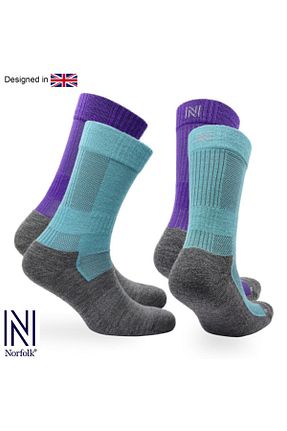 جوراب اسپرت بنفش زنانه پشم Norfolk - کد 760933294