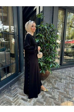 کلاه و ابایا مشکی زنانه پنبه ای Ferraceci - کد 870297346