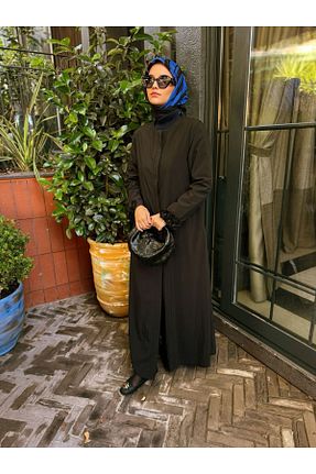 ترنچکت حجاب مشکی Ferraceci - کد 870297322