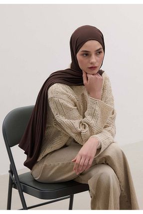شال قهوه ای مردانه پنبه ای Fresh - کد 870764426