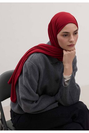 شال قرمز مردانه پنبه ای Fresh - کد 870378359