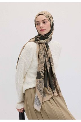 شال خاکی مردانه پنبه ای Fresh - کد 870334721