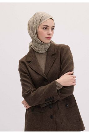 شال بژ مردانه پنبه ای Fresh - کد 870349233