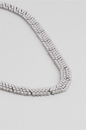 گردنبند نقره سفید زنانه 925 عیار So Chic - کد 870357942