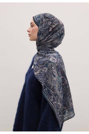 شال آبی مردانه پنبه ای Fresh - کد 870352184