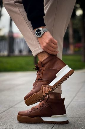 بوت / نیم بوت قهوه ای مردانه نبوک Chekich - کد 60067148