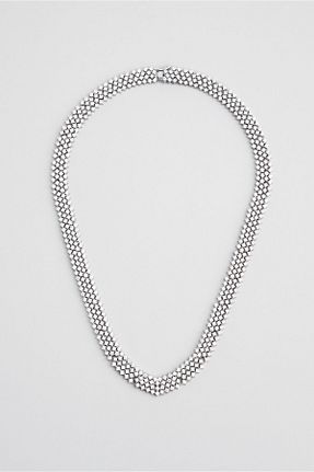 گردنبند نقره سفید زنانه 925 عیار So Chic - کد 870357942