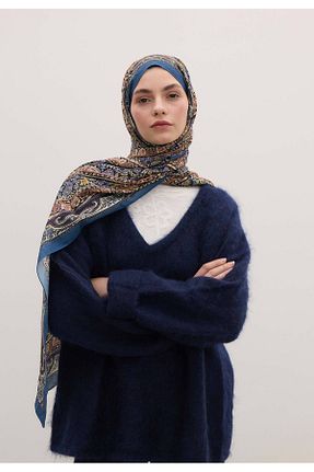 شال آبی مردانه پنبه ای Fresh - کد 870344709