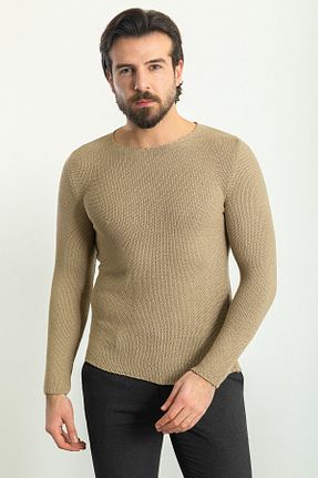 پلیور طوسی مردانه ساده Mcr - کد 686977784