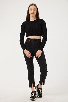 پلیور مشکی زنانه Saç Örgü POODLE - کد 870374374